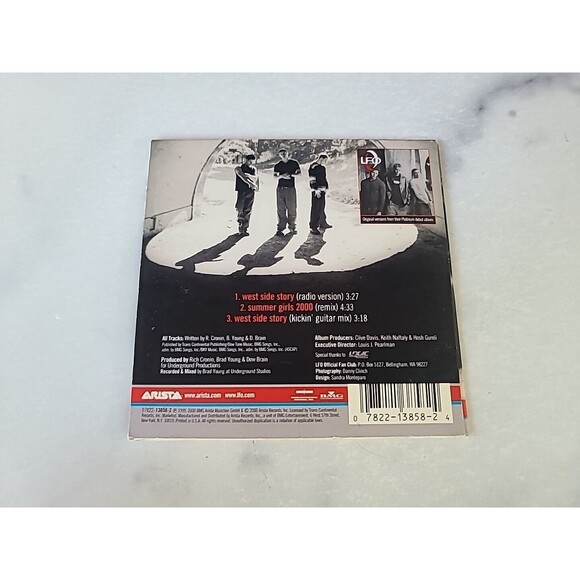 West Side Story/Summer Girls 2000 [Single] by LFO (Pop) (CD, Jul-2000, Arista) - Picture 4 of 10